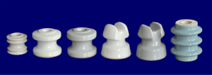  Spool porcelain insulators